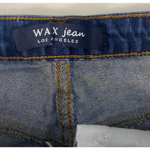 Wax Jean Los Angeles Destroyed Denim Skirt - Size Medium - Picture 2 of 7